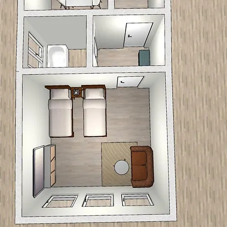 Appartement Emas 2 Mit 2 Einzelbetten, Kueche, Wlan, Tv *