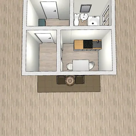 Emas 2 Mit 2 Einzelbetten, Kueche, Wlan, Tv