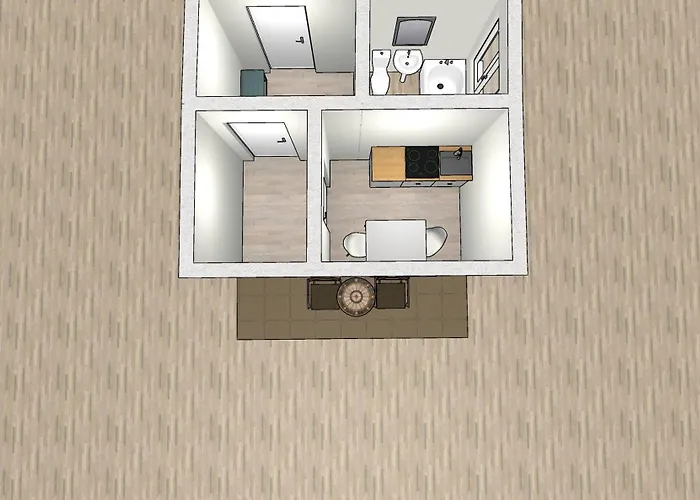 Emas 2 Mit 2 Einzelbetten, Kueche, Wlan, Tv